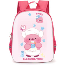 Zanmang Loopy School Backpack StudentPack - Zanmang Loopy Brushing Teeth Cleaning Time