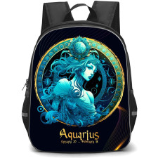 Zodiac Sign Aquarius Backpack StudentPack - Aquarius Avatar