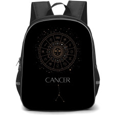 Zodiac Sign Cancer Backpack StudentPack - Cancer Sign On Black Background