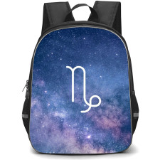 Zodiac Sign Capricorn Backpack StudentPack - Capricorn Sign On Galaxy Background
