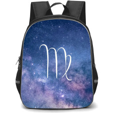 Zodiac Sign Scorpio Backpack StudentPack - Scorpio Sign On Galaxy Background