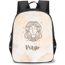 Zodiac Sign Virgo Backpack StudentPack - Virgo Sign On Neutral Background