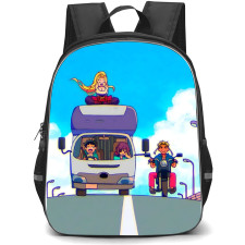 Zom 100 Bucket List of the Dead Backpack StudentPack - Characters Driving In Road Cartoon Art