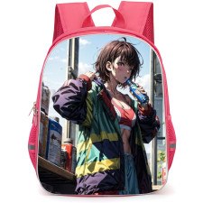 Zom 100 Bucket List of the Dead Shizuka Backpack StudentPack - Shizuka Drinking Water Portrait