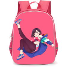 Zom 100 Bucket List of the Dead Shizuka Backpack StudentPack - Shizuka Falling Portrait