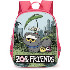 Zo And Friends Backpack School Bag StudentPack - Zo And Friends Whimsical Woodland Illustration Art Poster