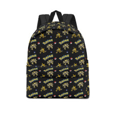 Pokemon Alakazam School Backpack Multicolor Schoolbag Rucksack - Alakazam Character Series Art