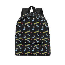 Pokemon Amaura School Backpack Multicolor Schoolbag Rucksack - Amaura Character Series Art
