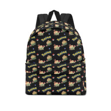 Pokemon Appletun School Backpack Multicolor Schoolbag Rucksack - Appletun Character Series Art