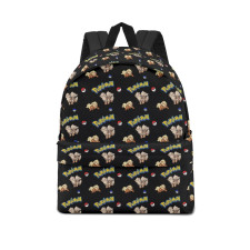 Pokemon Arcanine School Backpack Multicolor Schoolbag Rucksack - Arcanine Character Series Art