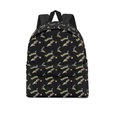 Pokemon Arrokuda School Backpack Multicolor Schoolbag Rucksack - Arrokuda Character Series Art
