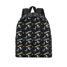 Pokemon Aurorus School Backpack Multicolor Schoolbag Rucksack - Aurorus Character Series Art
