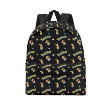 Pokemon Deerling School Backpack Multicolor Schoolbag Rucksack - Autumn Deerling Character Series Art