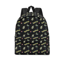 Pokemon Axew School Backpack Multicolor Schoolbag Rucksack - Axew Character Series Art