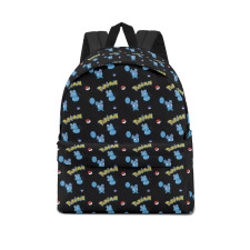 Pokemon Azurill School Backpack Multicolor Schoolbag Rucksack - Azurill Character Series Art