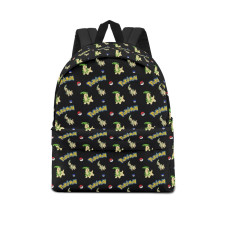 Pokemon Bayleef School Backpack Multicolor Schoolbag Rucksack - Bayleef Character Series Art