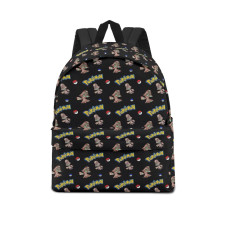 Pokemon Beheeyem School Backpack Multicolor Schoolbag Rucksack - Beheeyem Character Series Art
