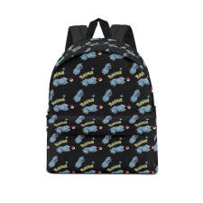 Pokemon Beldum School Backpack Multicolor Schoolbag Rucksack - Beldum Character Series Art