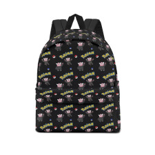 Pokemon Bewear School Backpack Multicolor Schoolbag Rucksack - Bewear Character Series Art