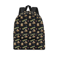 Pokemon Bibarel School Backpack Multicolor Schoolbag Rucksack - Bibarel Character Series Art