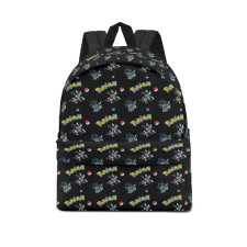 Pokemon BlackKyurem School Backpack Multicolor Schoolbag Rucksack - BlackKyurem Character Series Art