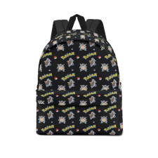 Pokemon Blastoise School Backpack Multicolor Schoolbag Rucksack - Blastoise Character Series Art