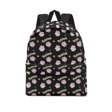 Pokemon Blissey School Backpack Multicolor Schoolbag Rucksack - Blissey Character Series Art