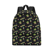 Pokemon Bonsly School Backpack Multicolor Schoolbag Rucksack - Bonsly Character Series Art
