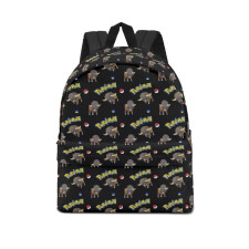 Pokemon Bouffalant School Backpack Multicolor Schoolbag Rucksack - Bouffalant Character Series Art