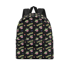 Pokemon Bounsweet School Backpack Multicolor Schoolbag Rucksack - Bounsweet Character Series Art