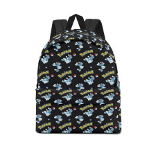 Pokemon Brionne School Backpack Multicolor Schoolbag Rucksack - Brionne Character Series Art