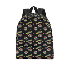 Pokemon Brute Bonnet School Backpack Multicolor Schoolbag Rucksack - Brute Bonnet Character Series Art