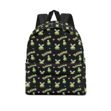 Pokemon Budew School Backpack Multicolor Schoolbag Rucksack - Budew Character Series Art
