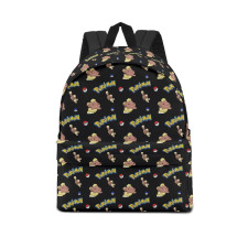 Pokemon Buneary School Backpack Multicolor Schoolbag Rucksack - Buneary Character Series Art