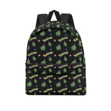 Pokemon Burmy School Backpack Multicolor Schoolbag Rucksack - Burmy Character Series Art