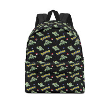 Pokemon Cacnea School Backpack Multicolor Schoolbag Rucksack - Cacnea Character Series Art