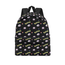 Pokemon Cascoon School Backpack Multicolor Schoolbag Rucksack - Cascoon Character Series Art