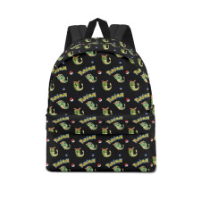 Pokemon Caterpie School Backpack Multicolor Schoolbag Rucksack - Caterpie Character Series Art