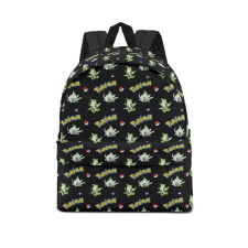 Pokemon Celebi School Backpack Multicolor Schoolbag Rucksack - Celebi Character Series Art