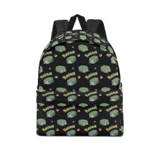 Pokemon Charjabug School Backpack Multicolor Schoolbag Rucksack - Charjabug Character Series Art