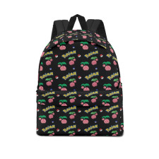 Pokemon Cherubi School Backpack Multicolor Schoolbag Rucksack - Cherubi Character Series Art
