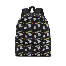 Pokemon Cinccino School Backpack Multicolor Schoolbag Rucksack - Cinccino Character Series Art
