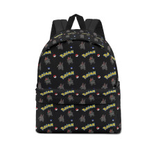 Pokemon Coalossal School Backpack Multicolor Schoolbag Rucksack - Coalossal Character Series Art