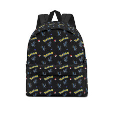 Pokemon Corvisquire School Backpack Multicolor Schoolbag Rucksack - Corvisquire Character Series Art