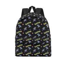 Pokemon Croagunk School Backpack Multicolor Schoolbag Rucksack - Croagunk Character Series Art