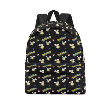 Pokemon Cutiefly School Backpack Multicolor Schoolbag Rucksack - Cutiefly Character Series Art