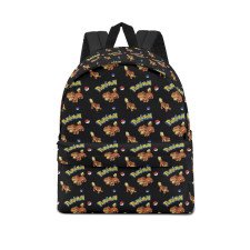 Pokemon Dachsbun School Backpack Multicolor Schoolbag Rucksack - Dachsbun Character Series Art