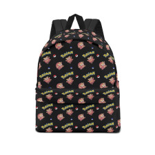 Pokemon Darumaka School Backpack Multicolor Schoolbag Rucksack - Darumaka Character Series Art
