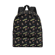Pokemon Deoxys School Backpack Multicolor Schoolbag Rucksack - Deoxys Character Series Art