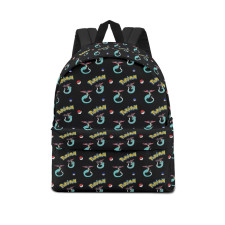 Pokemon Dragapult School Backpack Multicolor Schoolbag Rucksack - Dragapult Character Series Art